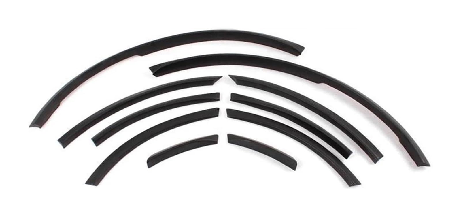 Kotflügel Für Q7 RSQ7 Für Sline SQ7 2006-2015 Radlauf Fähre Augenbrauen Auto Bogen Augenlider Kotflügelverbreiterungen Streifen Zierleisten Bögen Kotflügel(Matt Black) von GMEVEMKFKG