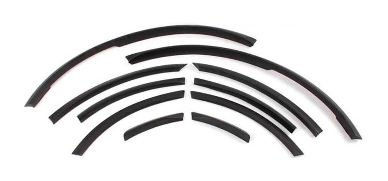 Kotflügel Für Q7 RSQ7 Für Sline SQ7 2006-2015 Radlauf Fähre Augenbrauen Auto Bogen Augenlider Kotflügelverbreiterungen Streifen Zierleisten Bögen Kotflügel(Matt Black) von GMEVEMKFKG