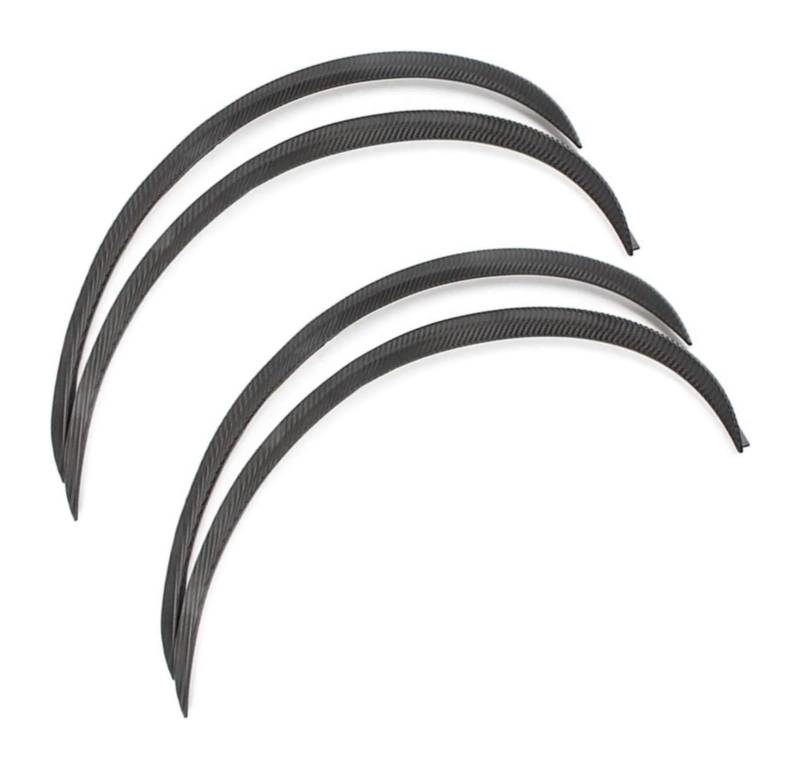 Kotflügel Für Suz&uki Für Swift SX-4 Auto Rad Augenbraue Arch Trim Lippen Streifen Fender Flares Schmutzfänger Bögen Kotflügel(Carbon Fiber black) von GMEVEMKFKG