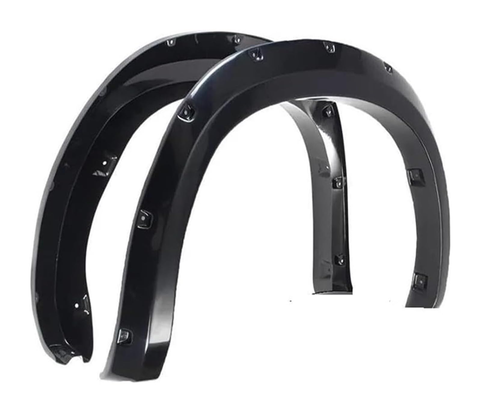 Kotflügel Für T&oyota Für Tundra 2007-2013 4PCS Für Fender Flare Auto Zubehör Schwarz Farbe Kotflügel(Smooth Surface) von GMEVEMKFKG