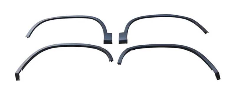Kotflügel Für VW Für T&iguan 2009-2016 Auto Radlauf Streifen Fender Flares Augenbrauen Bögen Kotflügel von GMEVEMKFKG