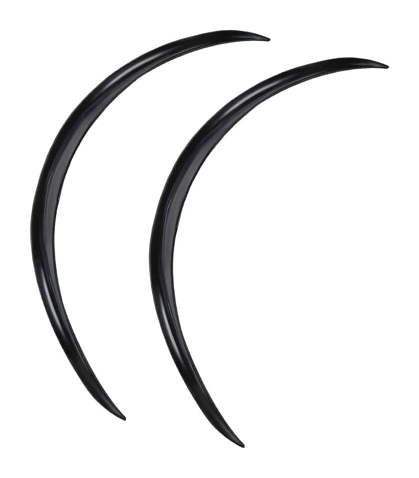 Kotflügel Schmutzfänger 73 Cm 29 Zoll Rad Augenbrauenbogen Abdeckung Zierleiste Kotflügel Lippe Schmutzfänger Universal-Auto-Spritzschutz Schmutzfänger(2PCS black) von GMEVEMKFKG