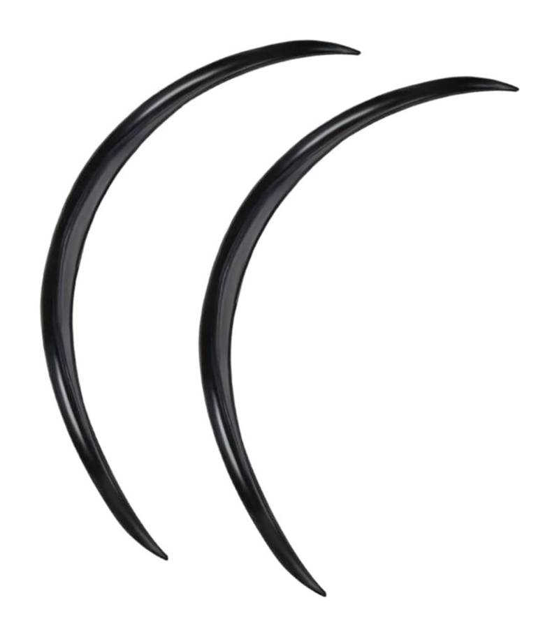 Kotflügel Schmutzfänger 73 Cm 29 Zoll Rad Augenbrauenbogen Abdeckung Zierleiste Kotflügel Lippe Schmutzfänger Universal-Auto-Spritzschutz Schmutzfänger(2PCS black) von GMEVEMKFKG