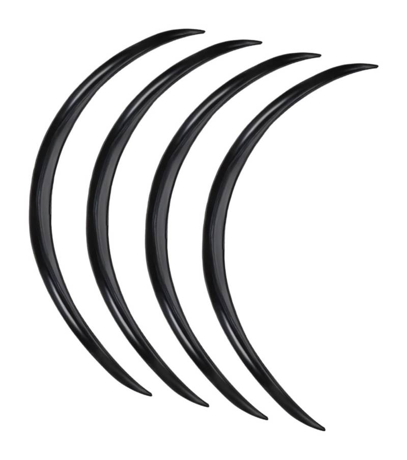 Kotflügel Schmutzfänger 73 Cm 29 Zoll Rad Augenbrauenbogen Abdeckung Zierleiste Kotflügel Lippe Schmutzfänger Universal-Auto-Spritzschutz Schmutzfänger(4PCS black) von GMEVEMKFKG