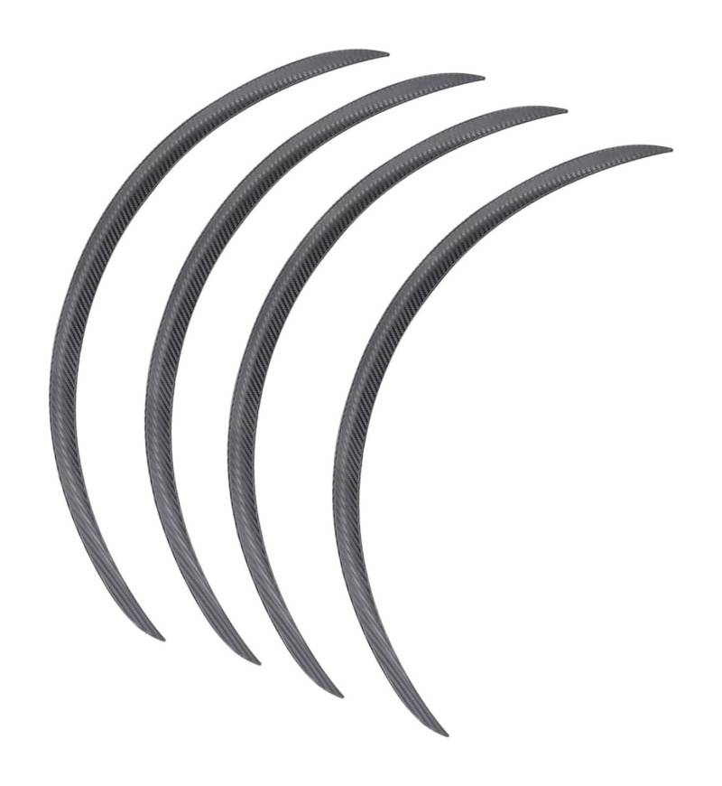 Kotflügel Schmutzfänger 73 Cm 29 Zoll Rad Augenbrauenbogen Abdeckung Zierleiste Kotflügel Lippe Schmutzfänger Universal-Auto-Spritzschutz Schmutzfänger(4PCS carbon fiber) von GMEVEMKFKG