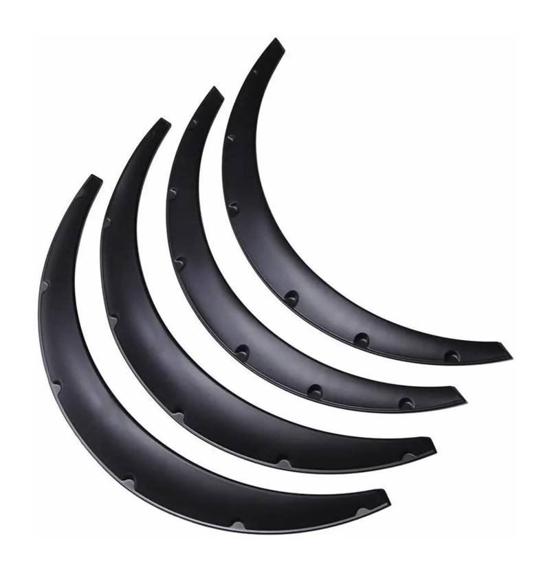 Kotflügel Universal Flexible Auto Kotflügel Schmutzfänger Kotflügelverbreiterungen Extra Breite Karosserie Radkästen 4Pcs Auto Rad Augenbrauen von GMEVEMKFKG