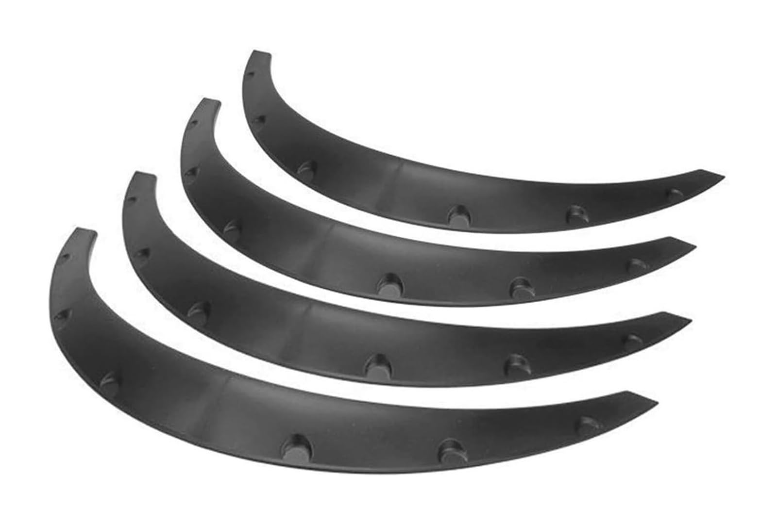 Kotflügel Universal Schutzhülle Trim Kotflügel 4 Stücke 78/84 Cm Auto Fender Flares Arch Flügel Extender Arch Stirn Auto Rad Lip Body Kit(2each For780and840mm) von GMEVEMKFKG