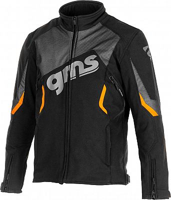GMS-Moto Arrow, Textiljacke - Schwarz/Orange - M von GMS-Moto
