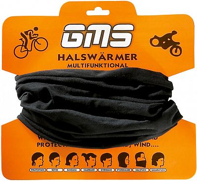 GMS-Moto Baumwoll, Multifunktionstuch - Schwarz - Einheitsgröße von GMS-Moto