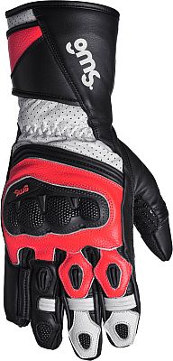 GMS-Moto GR-1 SF, Handschuhe - Schwarz/Weiß/Rot - XL von GMS-Moto