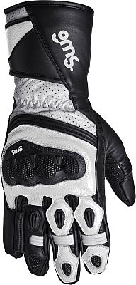GMS-Moto GR-1 SF, Handschuhe - Schwarz/Weiß - XS von GMS-Moto