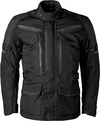 GMS-Moto Gear Neo, Textiljacke wasserdicht - Schwarz - 1XXL von GMS-Moto