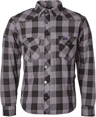 GMS-Moto Jaguar Aramid, Hemd/Textiljacke - Schwarz/Grau - 5XL von GMS-Moto