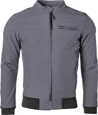 GMS-Moto Metropole, Textiljacke wasserdicht - Grau - 3XL von GMS-Moto