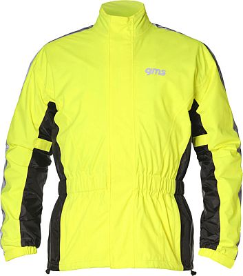 GMS-Moto Pluvia, Regenjacke - Neon-Gelb - M von GMS-Moto