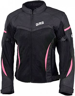 GMS-Moto Tara, Textiljacke Damen - Schwarz/Pink - XS von GMS-Moto