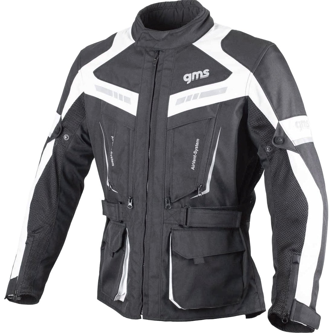 GMS Track Light Textiljacke schwarz/weiß XXL Herren GMS Track Light Textiljacke schwarz/weiß XXL Herren von GMS