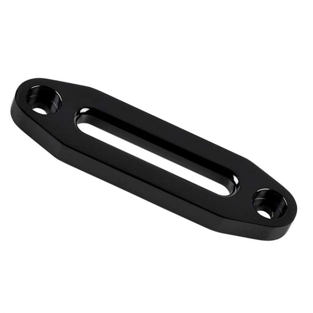 152 mm 6 Zoll Aluminium Hawse Fairlead für 4500 Pfund Winde kompatibel mit synthetischen Seil für 4WD 4x4 Recovery ATV-Zubehör für 4500-7000 Winden(Black) von GNOVIATL