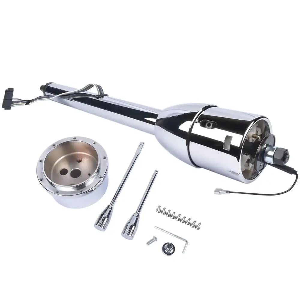 28 Zoll AP02 Universal Lenksäule Chrom Neigungschanal mit 9 Lochradadapter passt die meisten Standardlenkräder. 28 Zoll AP02 Universal Lenksäule Chrom Neigungschanal mit 9 Lochradadapter passt die meisten Standardlenkräder. von GNOVIATL
