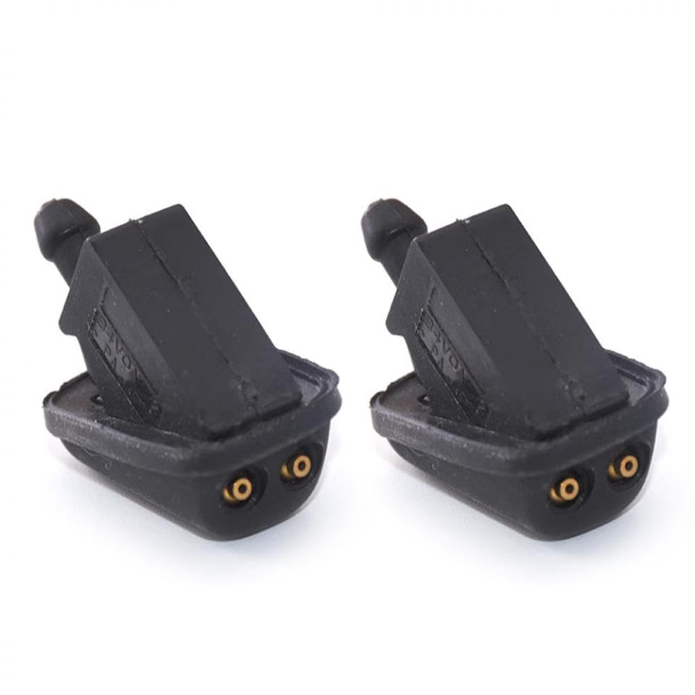 2pcs 1/2 Loch kompatibler Auto vorne Windschutzscheibe Waschmaschinen-Düsen-Windschutzscheiben-Wischersprühgerät für Verschiedene Modelle Fokus MK2 MK3 2005-2012 Fiesta 2001-2008(2Holes) von GNOVIATL