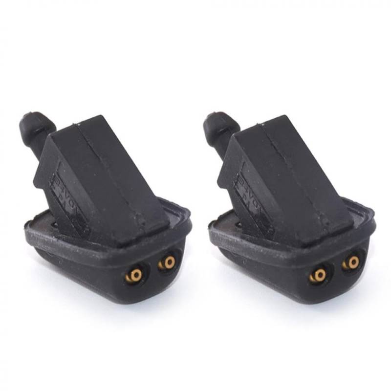 2pcs 1/2 Loch kompatibler Auto vorne Windschutzscheibe Waschmaschinen-Düsen-Windschutzscheiben-Wischersprühgerät für Verschiedene Modelle Fokus MK2 MK3 2005-2012 Fiesta 2001-2008(2Holes) von GNOVIATL