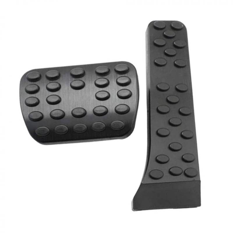 2pcs Aluminiumauto -Pedale Fußbremsbeschleuniger Gaspedalpolsterabdeckung kompatibel mit C CLS E GLK SLK W205 W212 W222(Black) von GNOVIATL