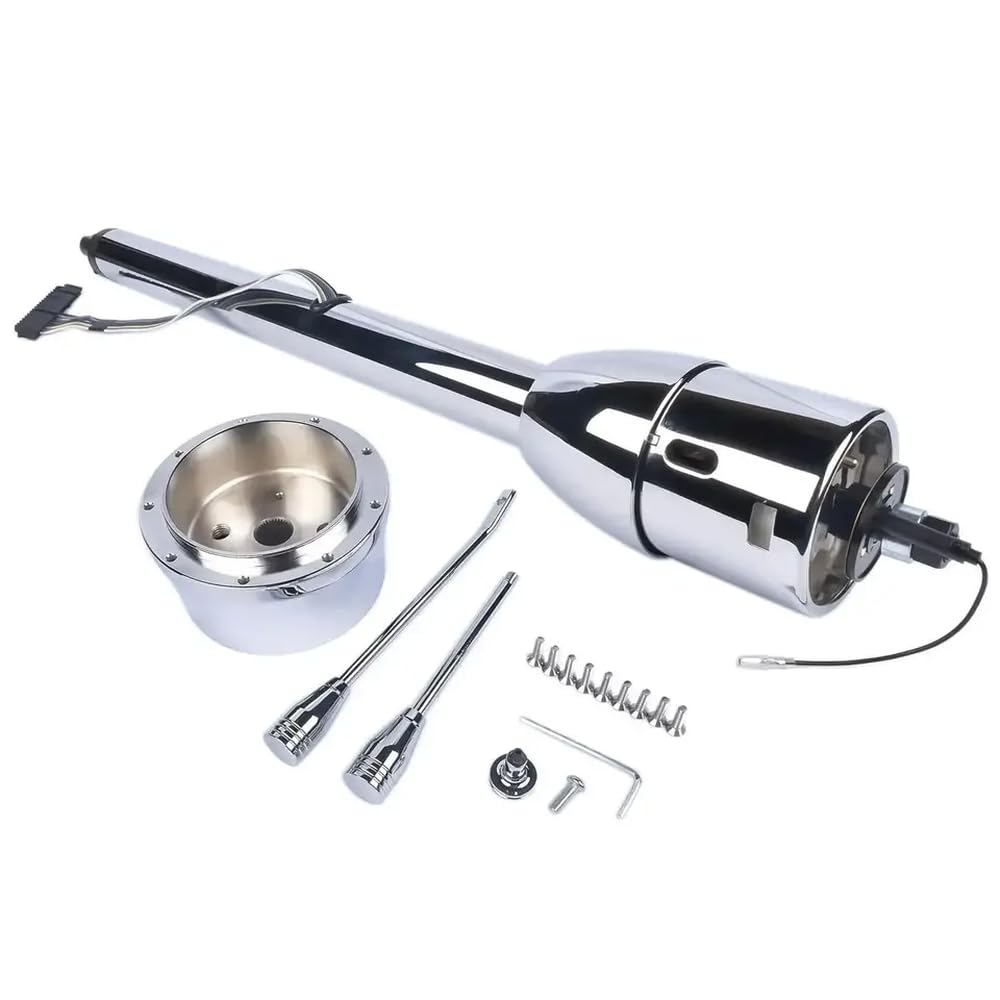 32 Zoll AP03 Chrombodenschicht Neigung Lenksäule R91001C-32 30 in 2 in kompatibel mit Hot Rod Street Stab Stabfahrzeugen 32 Zoll AP03 Chrombodenschicht Neigung Lenksäule R91001C-32 30 in 2 in kompatibel mit Hot Rod Street Stab Stabfahrzeugen von GNOVIATL
