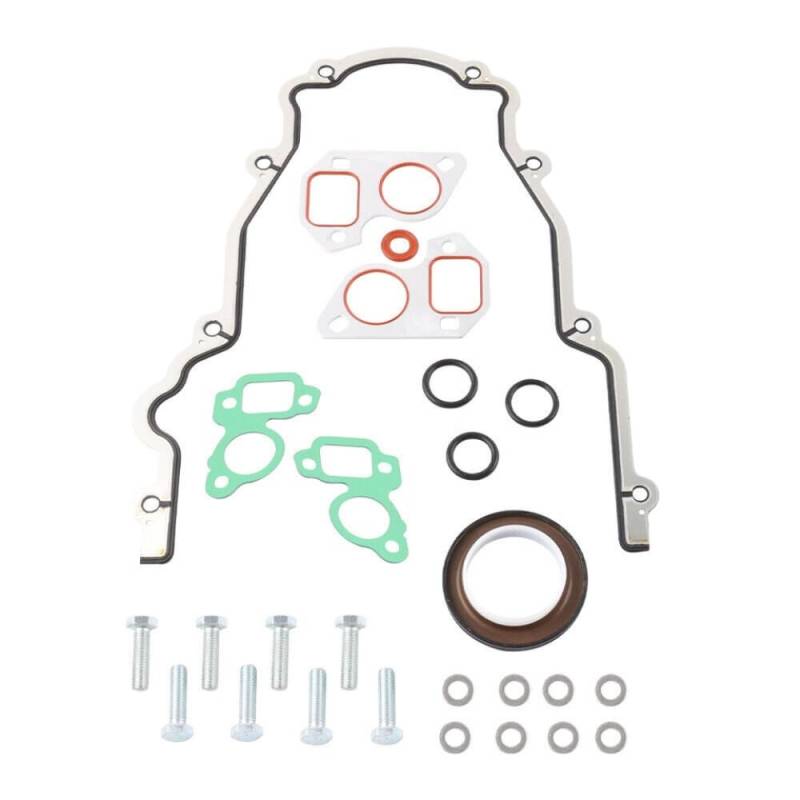 Aluminium Silber Timing Cover 12561243 für III LS1 LS6 4.8L 5.3L 5.7L 6.0L Motorteile und Zubehör kompatibel von GNOVIATL