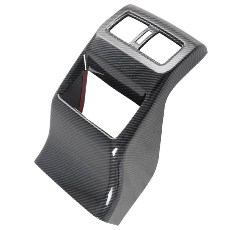 Heckluftauslassentleitungsabdeckung Wasserbecher Konsole Zigarette Leichterplatte Trimmkompatibel mit J12 2021 2022 Rogue 2023 2024(Black Carbon Fiber) von GNOVIATL