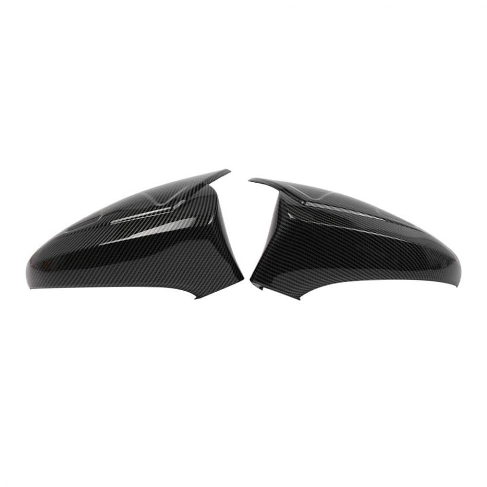 Kohlefaser-Seitenspiegelabdeckungsverkleidung kompatibel mit GS GS F Sport 2012-2020 Linkshändermodelle 8794A30E00B1 8791A30D10B1(Carbon Fiber) von GNOVIATL