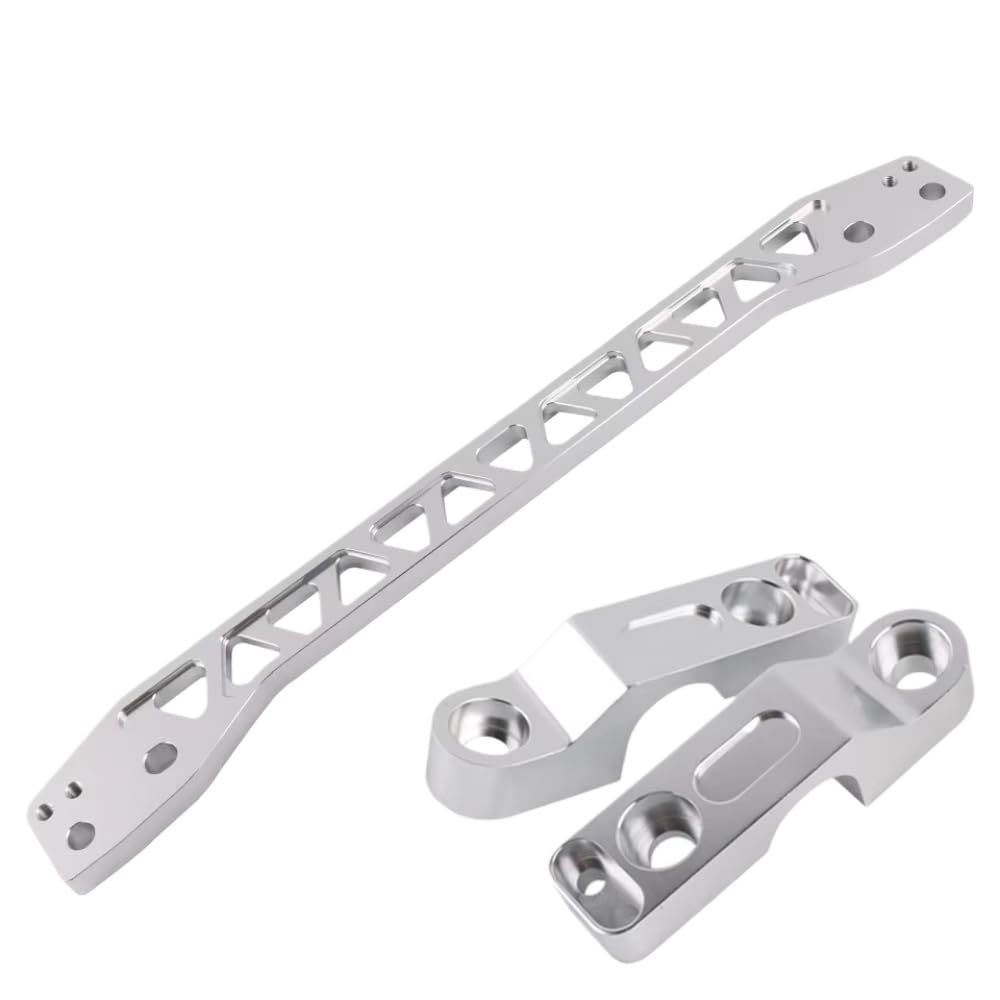 Silber Heck-Subframe-Strebeklammer kompatibel mit Civic ES EP3 DX 01-05 und RSX 02-06 Chassis-Stützstange 1PCS Silber Heck-Subframe-Strebeklammer kompatibel mit Civic ES EP3 DX 01-05 und RSX 02-06 Chassis-Stützstange 1PCS von GNOVIATL