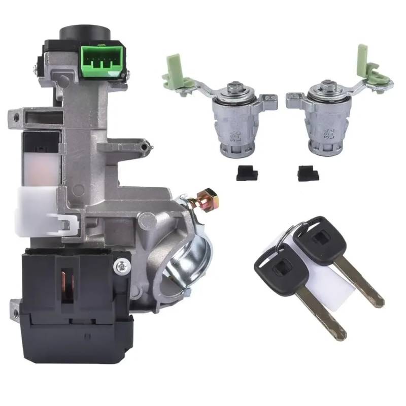 Zündschalter Zylindertürschloss mit 2 für Civic CRV 2003-2007-Modelle passt zu 72185-S9A-013 35100-SDA-A71 von GNOVIATL
