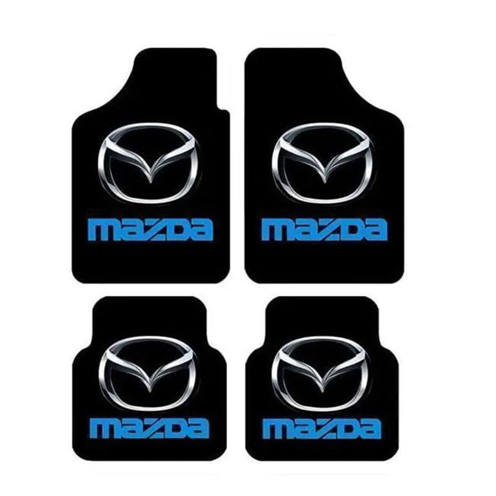 4 Stück fußmatten Auto, für Mazda 2 3 (III) DJ I 2014-2024 Strapazierfähigen staubdicht Wasserdicht rutschfeste Schutz rund um die Uhr Auto Innen von GNTHERF