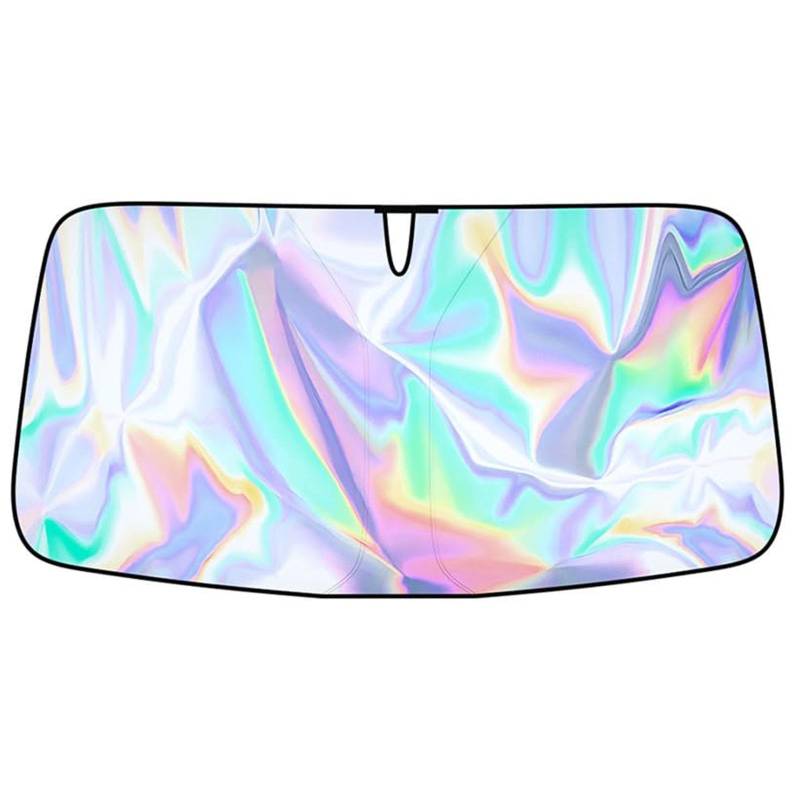 Auto Windschutzscheibe Sonnenblende, für BMW 2er Hatchback F45 F46 U06 Auto Sonnenschutz Frontscheibe Innen Sonnenblende Vorne Faltbar,B 145 * 80cm von GNTHERF
