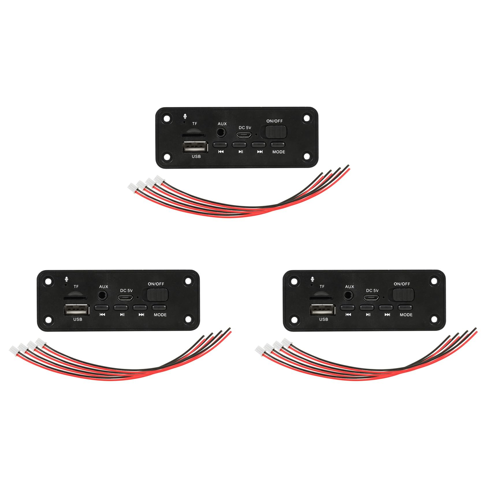 GNURBDILFO 3X Bluetooth 5.0 MP3 Decoder Board 2 X 3 W Lautsprecher Auto FM Radio 5 V UnterstüTzung Aufnahme Anruf Freisprech Funktion GNURBDILFO 3X Bluetooth 5.0 MP3 Decoder Board 2 X 3 W Lautsprecher Auto FM Radio 5 V UnterstüTzung Aufnahme Anruf Freisprech Funktion von GNURBDILFO