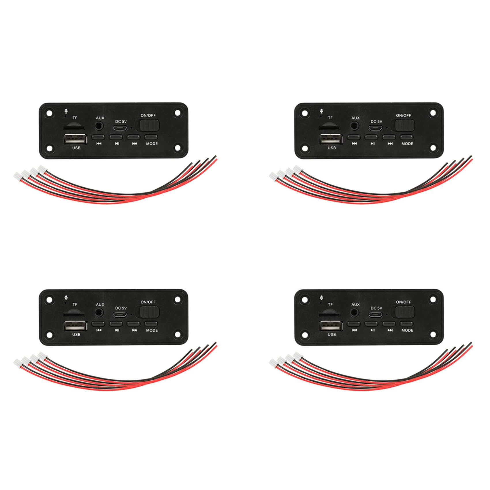 GNURBDILFO 4X Bluetooth 5.0 MP3 Decoder Board 2 X 3 W Lautsprecher Auto FM Radio 5 V UnterstüTzung Aufnahme Anruf Freisprech Funktion GNURBDILFO 4X Bluetooth 5.0 MP3 Decoder Board 2 X 3 W Lautsprecher Auto FM Radio 5 V UnterstüTzung Aufnahme Anruf Freisprech Funktion von GNURBDILFO