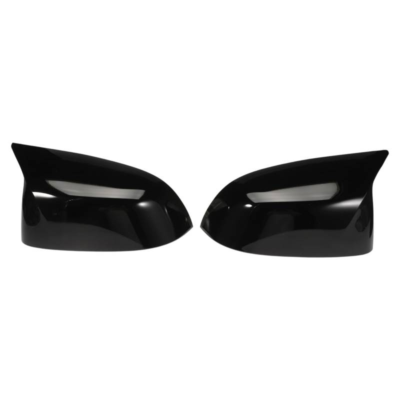 GNXfixt 1 Pair Spiegelkappen Links Rechts Seitenspiegel Abdeckkappen für X3 G01 G08 X4 G02 X6 G06 X7 G07 Mirror Cap, Glossy Black 51168496623 von GNXFixt