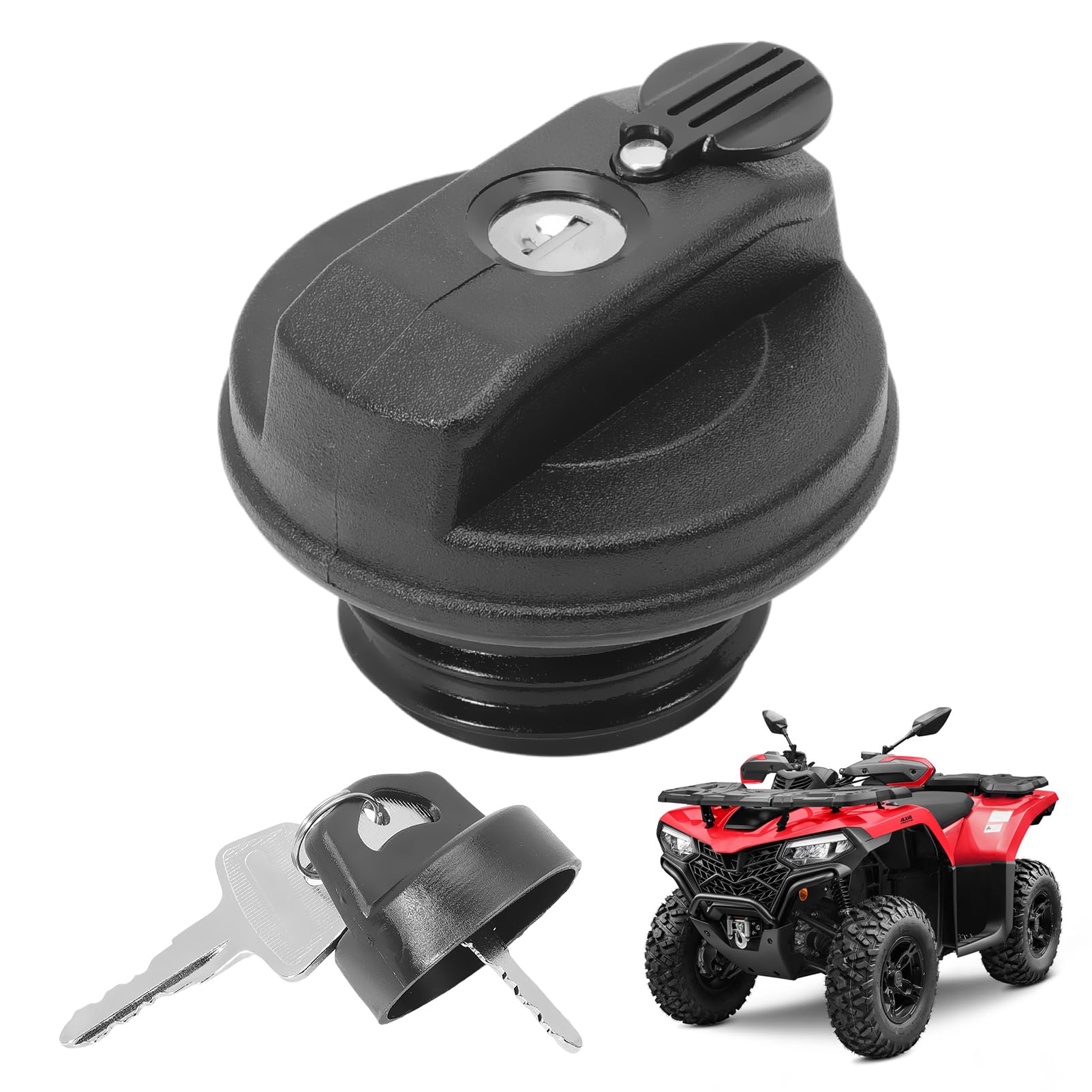 GNXfixt 1 Satz Tankdeckel versperrbar 7020-010120 für CF-Moto CForce CF ATV UTV 450 550 550 520 800 820 850 1000 EU4 EU5 7020-010120 Kraftstofftankdeckel Schloss von GNXFixt