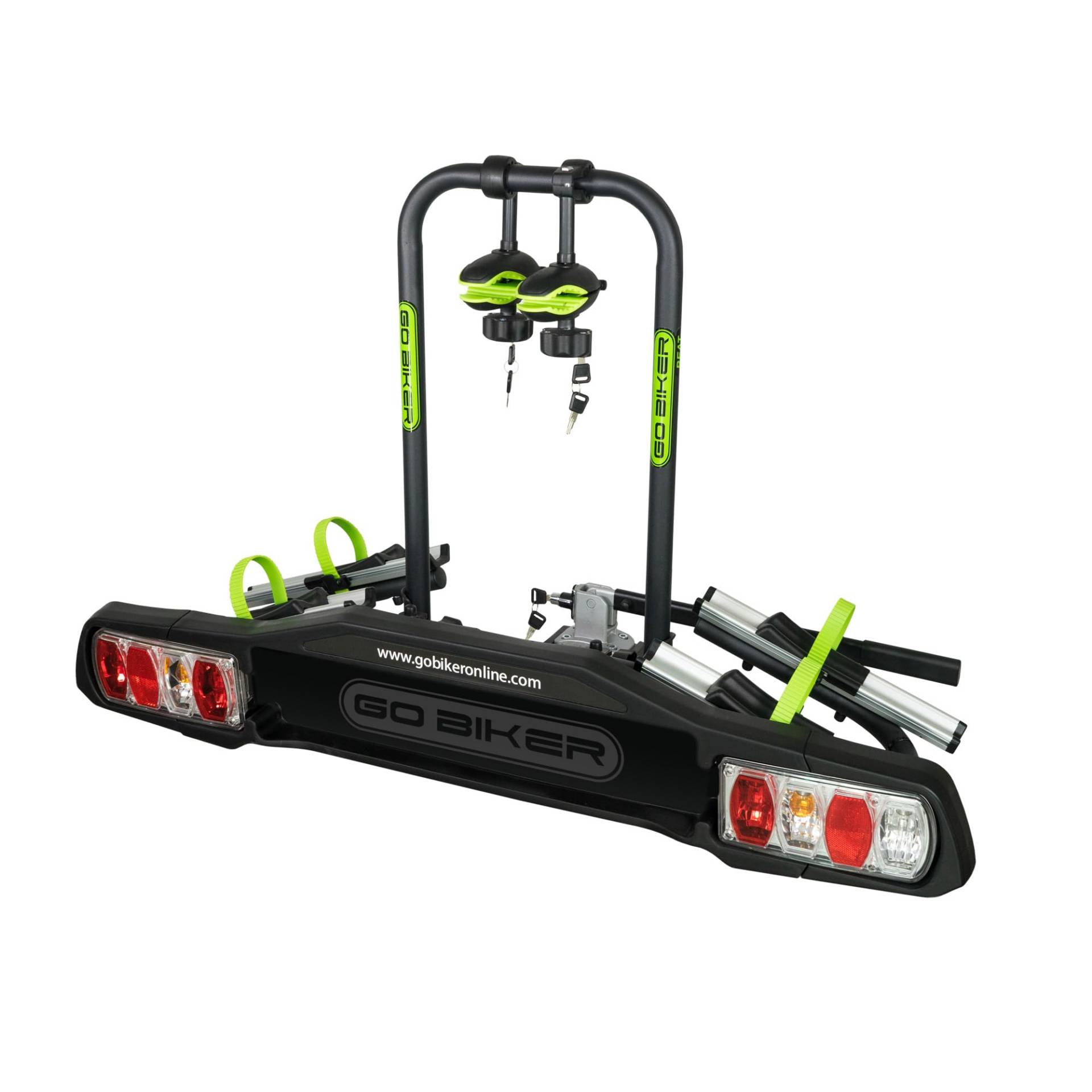 GO BIKER Fahrradträger für 2 und 4 Elektrofahrräder und Standardfahrräder - Kapazität 60 kg - Diebstahlsicherung - klappbar - Kippfunktion - Pilot 6 Funktionen - E-Bike (Beat) GO BIKER Fahrradträger für 2 und 4 Elektrofahrräder und Standardfahrräder - Kapazität 60 kg - Diebstahlsicherung - klappbar - Kippfunktion - Pilot 6 Funktionen - E-Bike (Beat) von GO BIKER