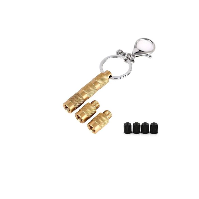 GODESON Tire Deflator,4 in 1 Solid Brass Easy Storage and Using Tire Air Down Tool,Tire Pressure Deflators for Offroad Vehicle von GODESON