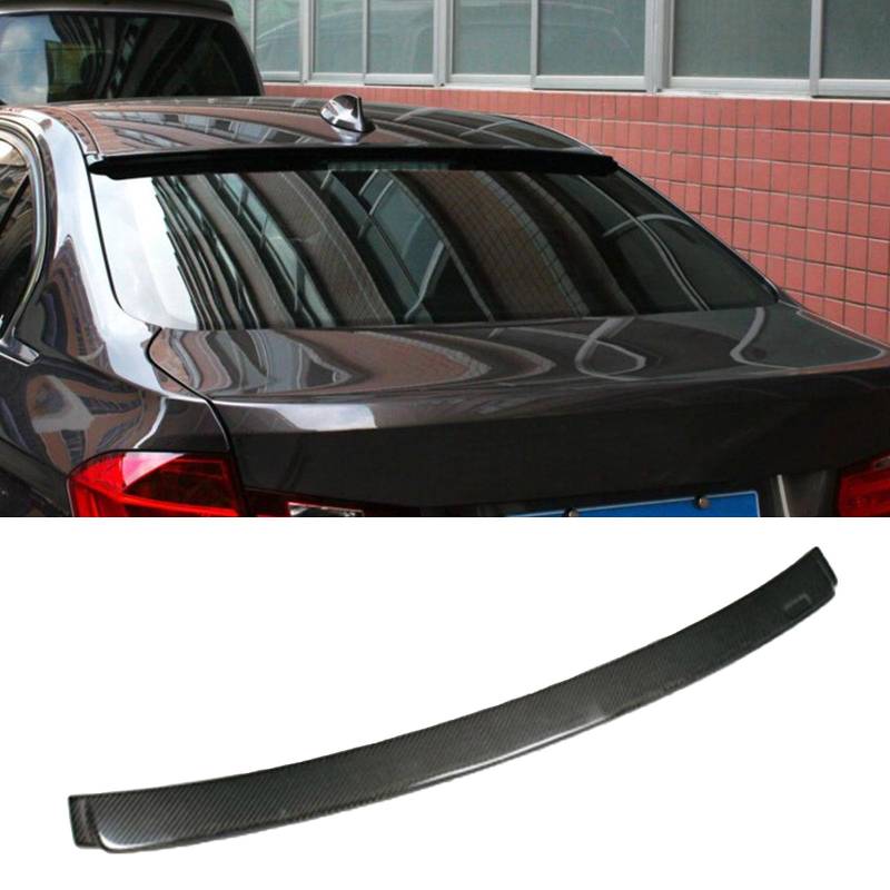 Kompatibel für BMW 3 Series F30 AC Style 2012 UP, Auto Kohlefaser Heckspoiler Heckklappen Kofferraumdeckelflügel Styling Kits Autozubehör Karosseriedekoration von GODSLLY