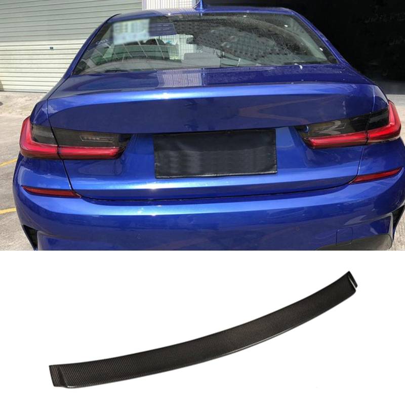 Kompatibel für BMW 3 Series G20 G28 Top Wing 2019UP, Auto Kohlefaser Heckspoiler Heckklappen Kofferraumdeckelflügel Styling Kits Autozubehör Karosseriedekoration von GODSLLY