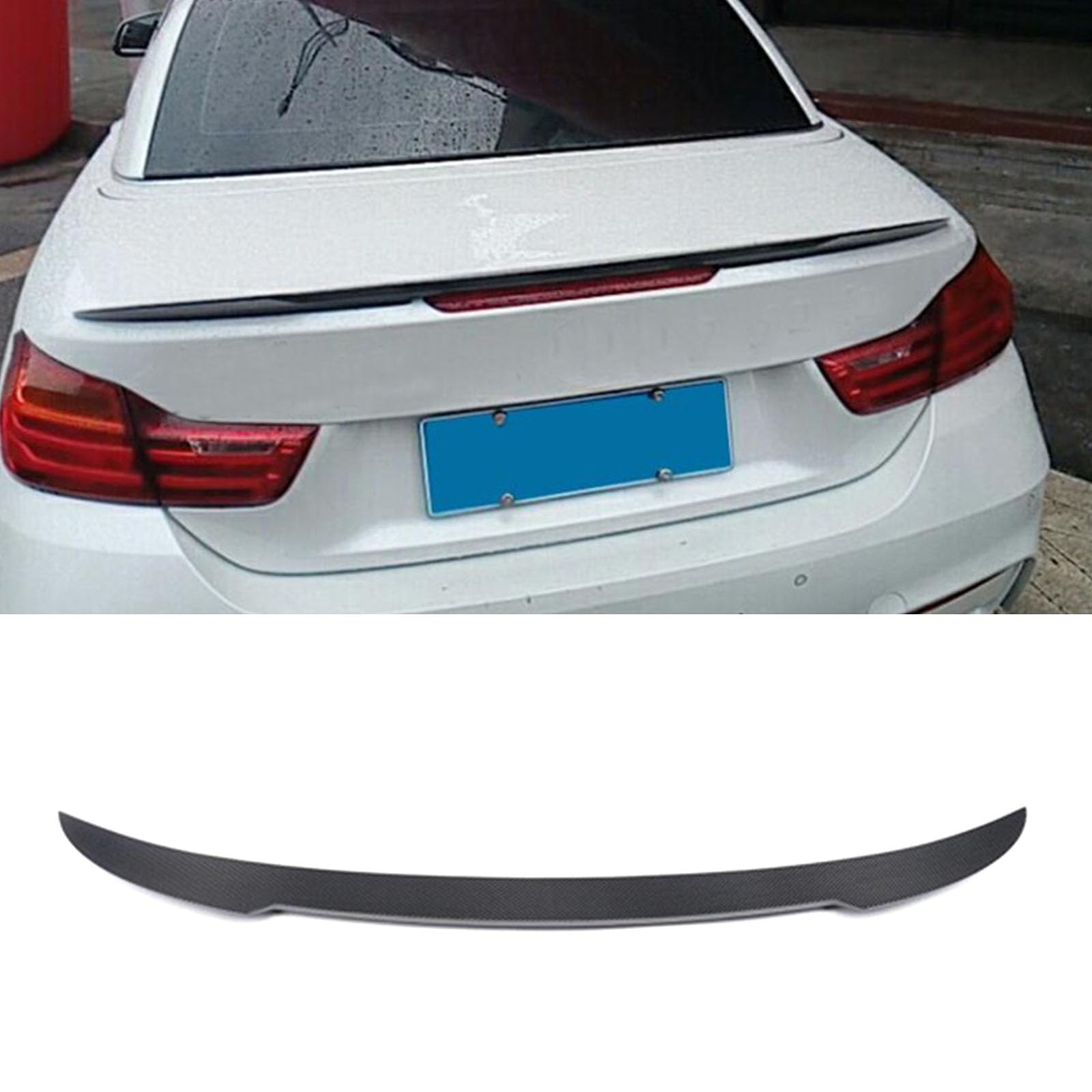 Kompatibel für BMW 4 Series F33 F83 M4 Convertible V Style 2014-2017, Auto Kohlefaser Heckspoiler Heckklappen Kofferraumdeckelflügel Styling Kits Autozubehör Karosseriedekoration Kompatibel für BMW 4 Series F33 F83 M4 Convertible V Style 2014-2017, Auto Kohlefaser Heckspoiler Heckklappen Kofferraumdeckelflügel Styling Kits Autozubehör Karosseriedekoration von GODSLLY