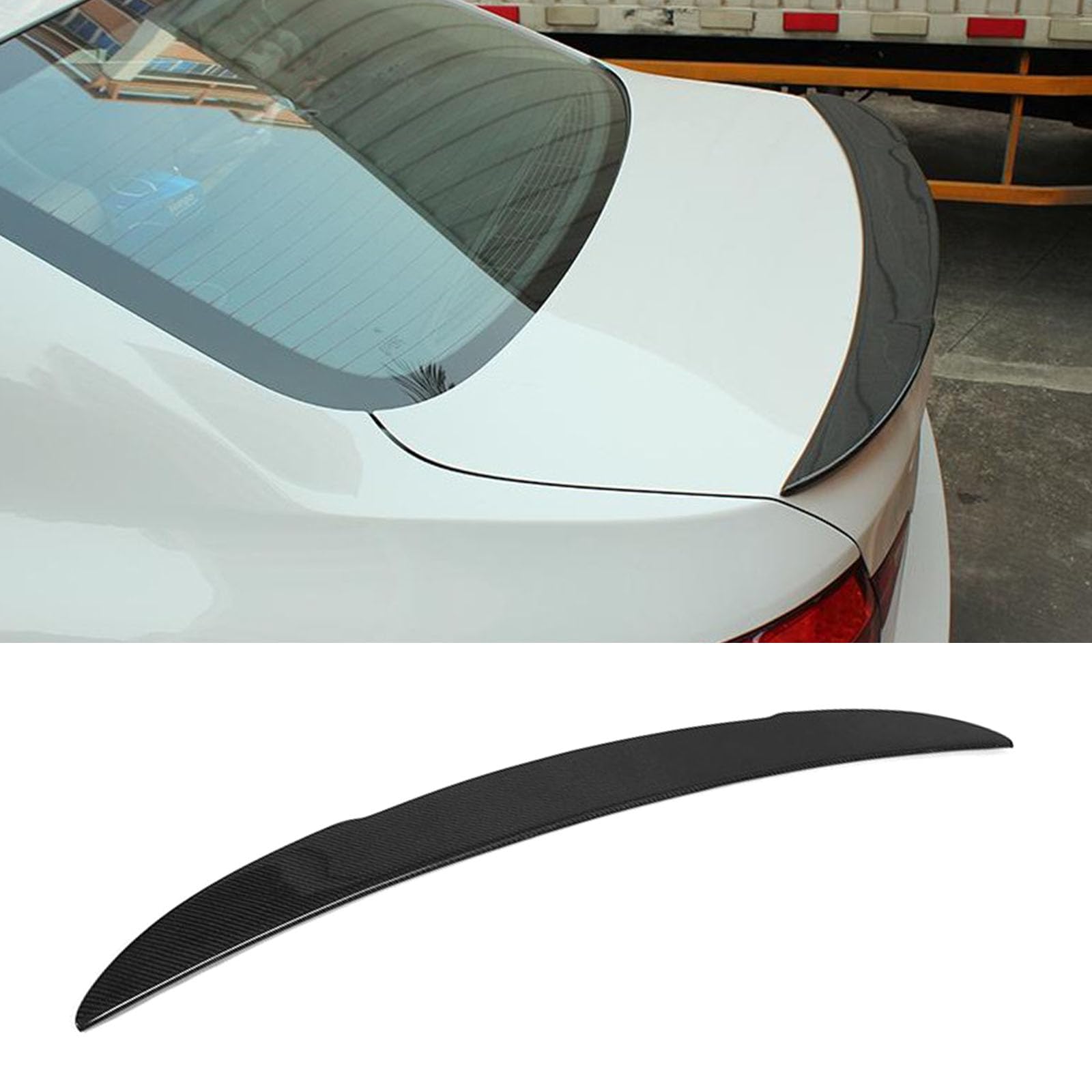 Kompatibel für BMW 5 Series F10 2010-2016, Auto Kohlefaser Heckspoiler Heckklappen Kofferraumdeckelflügel Styling Kits Autozubehör Karosseriedekoration Kompatibel für BMW 5 Series F10 2010-2016, Auto Kohlefaser Heckspoiler Heckklappen Kofferraumdeckelflügel Styling Kits Autozubehör Karosseriedekoration von GODSLLY