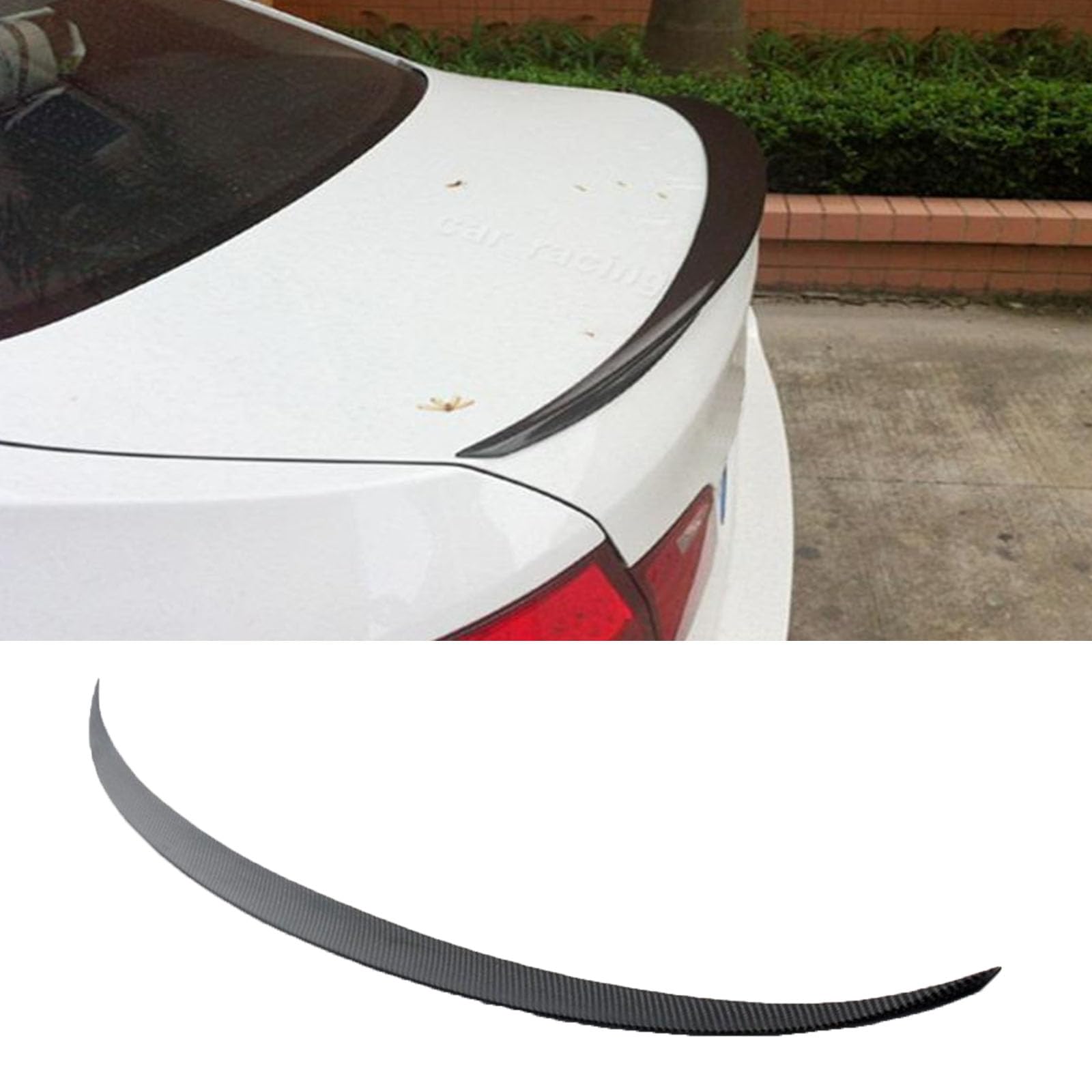 Kompatibel für BMW 5 Series F10 M Style 2010-2016, Auto Kohlefaser Heckspoiler Heckklappen Kofferraumdeckelflügel Styling Kits Autozubehör Karosseriedekoration Kompatibel für BMW 5 Series F10 M Style 2010-2016, Auto Kohlefaser Heckspoiler Heckklappen Kofferraumdeckelflügel Styling Kits Autozubehör Karosseriedekoration von GODSLLY
