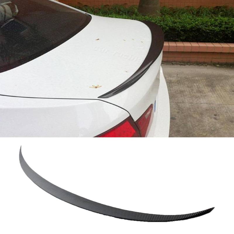 Kompatibel für BMW 5 Series F10 M Style 2010-2016, Auto Kohlefaser Heckspoiler Heckklappen Kofferraumdeckelflügel Styling Kits Autozubehör Karosseriedekoration von GODSLLY