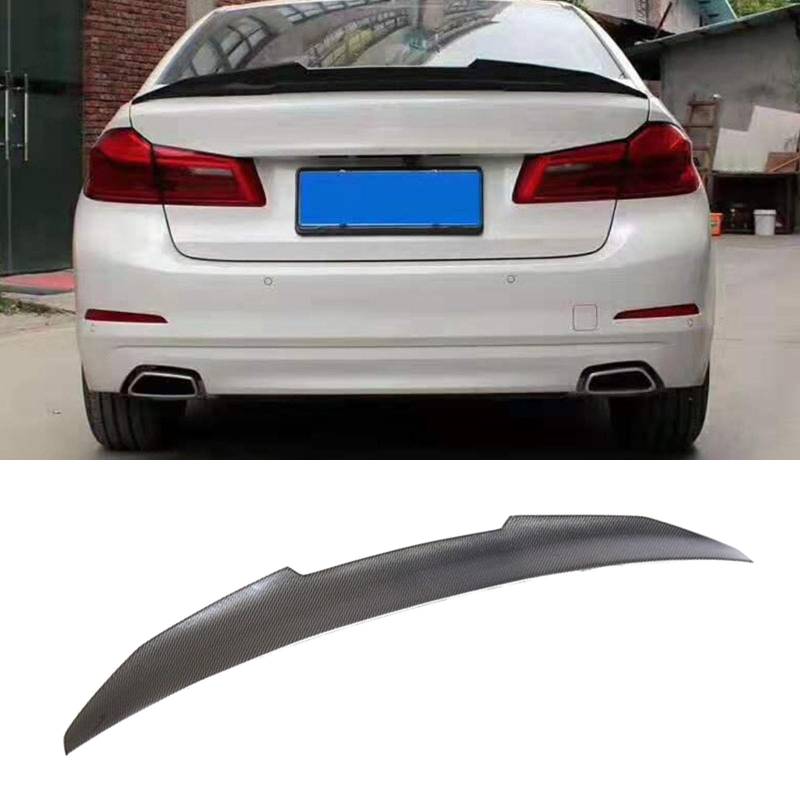 Kompatibel für BMW 5 Series G30 G38 F90M5 2017-2019, Auto Kohlefaser Heckspoiler Heckklappen Kofferraumdeckelflügel Styling Kits Autozubehör Karosseriedekoration von GODSLLY