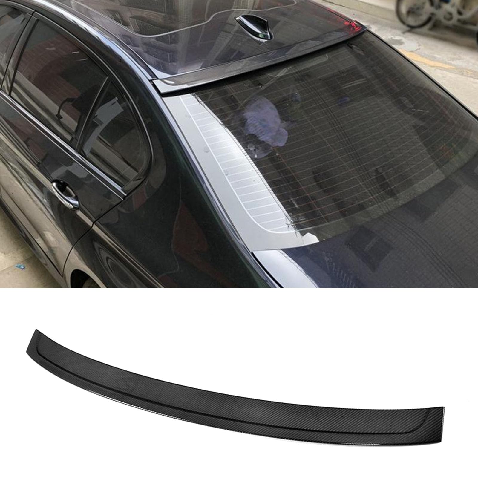Kompatibel für BMW 5 Series G38 Top Wing 2017-2019, Auto Kohlefaser Heckspoiler Heckklappen Kofferraumdeckelflügel Styling Kits Autozubehör Karosseriedekoration Kompatibel für BMW 5 Series G38 Top Wing 2017-2019, Auto Kohlefaser Heckspoiler Heckklappen Kofferraumdeckelflügel Styling Kits Autozubehör Karosseriedekoration von GODSLLY