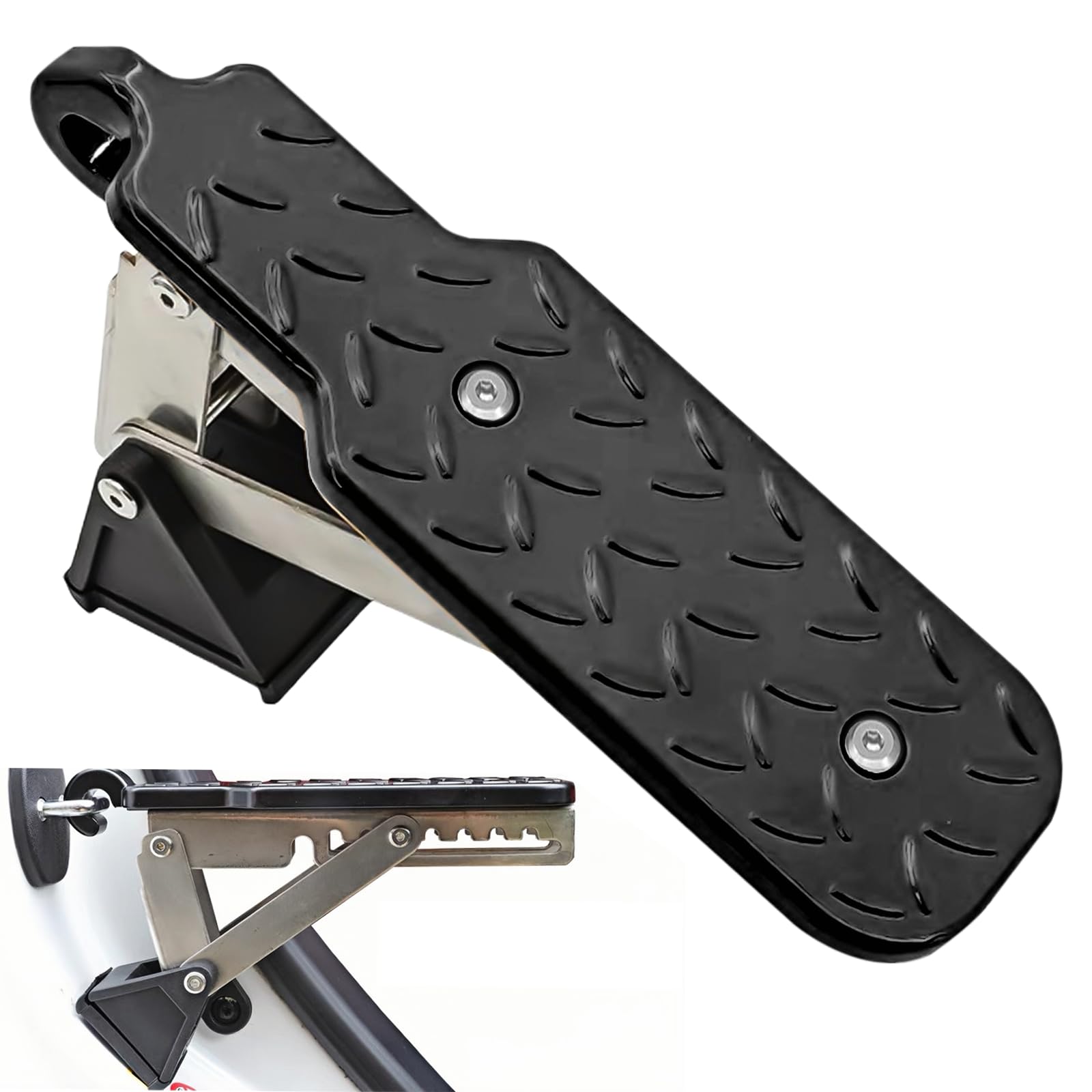 GOEDCH Auto Pedal Türstufe Klappbare: Auto Türpedal mit Pufferkissen Verstellbares, Universal Super Lange Auto Türstufe mit 5 Eintsellbaren Winkeln, Autotür Pedal 250kg Tragfähigkeit für Meisten Autos GOEDCH Auto Pedal Türstufe Klappbare: Auto Türpedal mit Pufferkissen Verstellbares, Universal Super Lange Auto Türstufe mit 5 Eintsellbaren Winkeln, Autotür Pedal 250kg Tragfähigkeit für Meisten Autos von GOEDCH