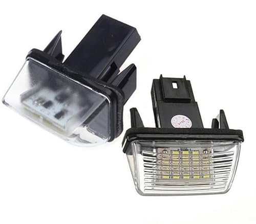 GOFORJUMP 1 Paar Keine Fehler Atuo LED Nummernschild Rücklicht Compatible for Peugeot 206 207 306 307 Compatible for Citroen C3 C4 C5 Auto Styling GOFORJUMP 1 Paar Keine Fehler Atuo LED Nummernschild Rücklicht Compatible for Peugeot 206 207 306 307 Compatible for Citroen C3 C4 C5 Auto Styling von GOFORJUMP